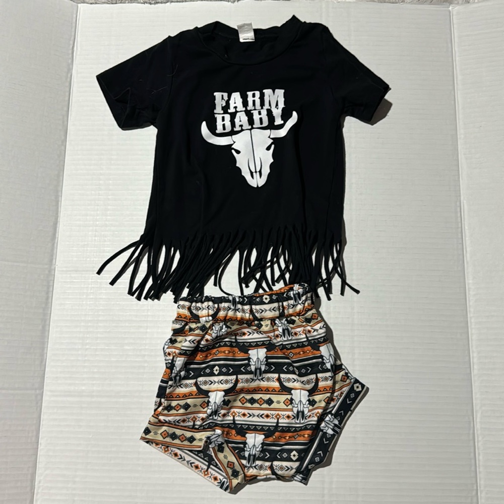 Summer baby western wear